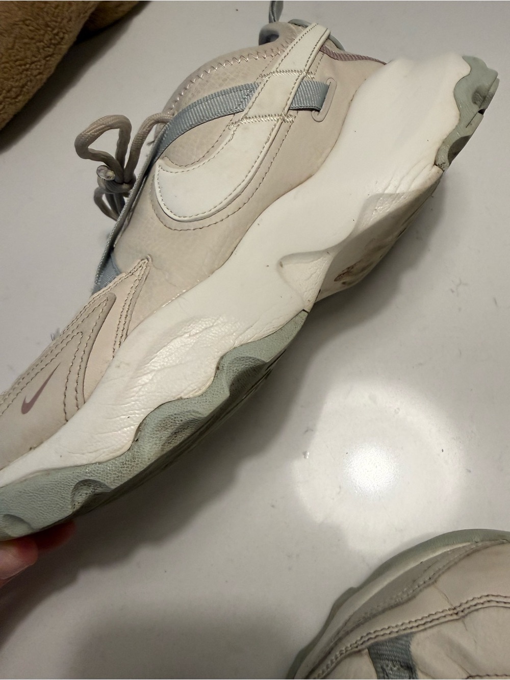 Nike Neutral Toned walking or running shoes